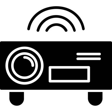 Radyo simgesinin vektör illüstrasyonu