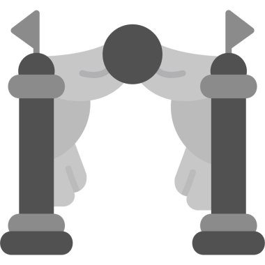 bariyer vektör illüstrasyonu