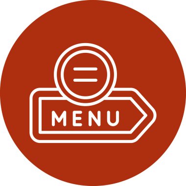 Gıda simgesinin vektör illüstrasyonu