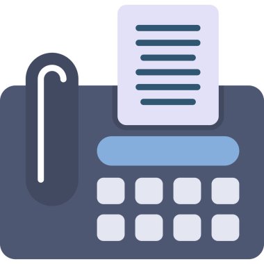 Telefonunuz var. Web simgesi basit illüstrasyon