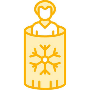 İnsan simgesinin vektör illüstrasyonu