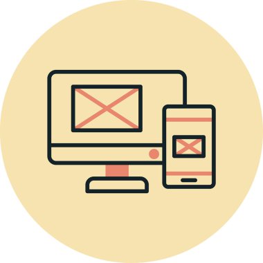 e-posta pazarlama vektör simgesi