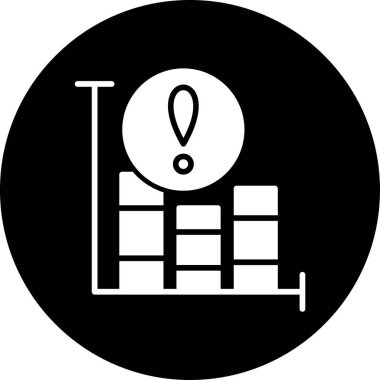 Bir harita simgesinin vektör illüstrasyonu