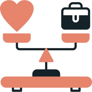 Kalp. Web simgesi basit illüstrasyon