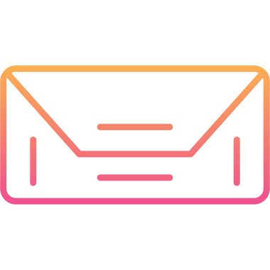 posta ile izole edilmiş vektör simgesi kolayca düzenlenebilir ya da değiştirilebilir