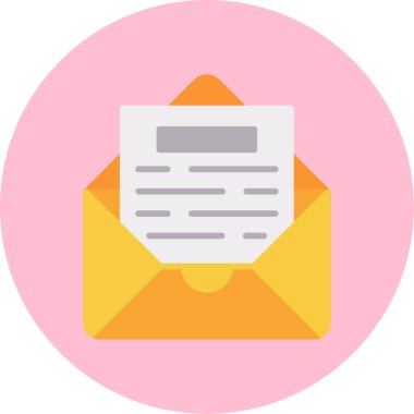 e-posta zarfı simgesi düz biçimli