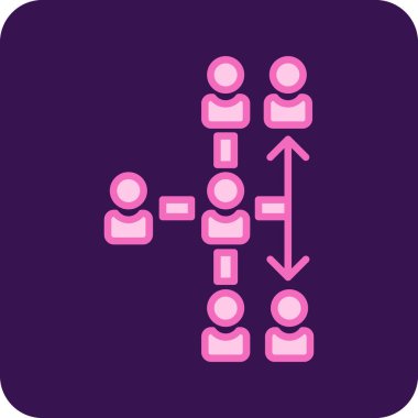 İnsan simgesinin vektör illüstrasyonu