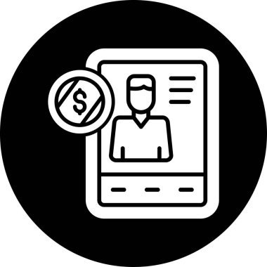 iş simgesi vektör illüstrasyonu