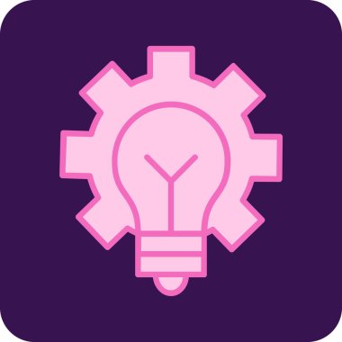 ampul simgesi vektör illüstrasyonu