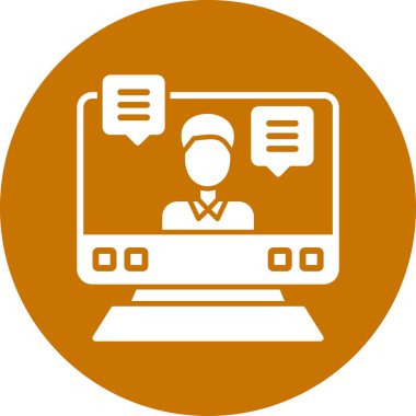 çağrı merkezi simgesi, vektör illüstrasyonu