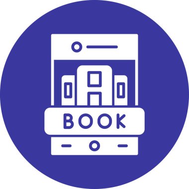 Kitap ikonu. Basit resimleme