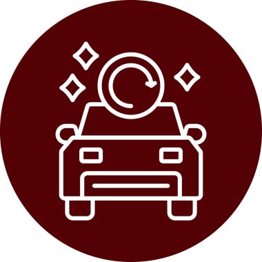 - Araba. Web simgesi basit illüstrasyon