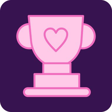 Bardak. Web simgesi basit illüstrasyon