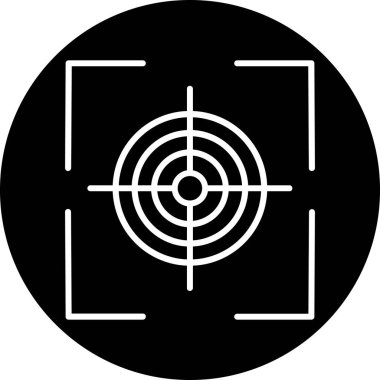 hedef simge vektör illüstrasyonu