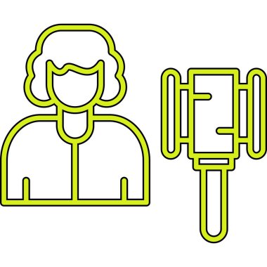 Bir erkekle bir kadının vektör çizimi