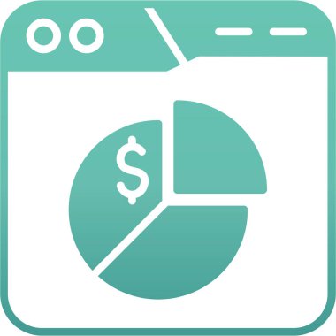 Dolar işareti. Basit resimleme