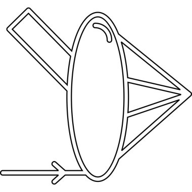 uydu simgesi vektör illüstrasyonu