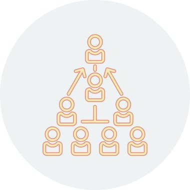 Beyaz arkaplanda iş simgesi vektör illüstrasyonu