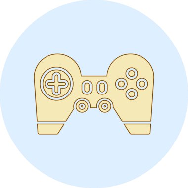 Oyun kolu. Web simgesi basit illüstrasyon