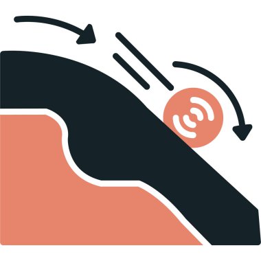 Siyah miğferli ipli bir adamın vektör simgesi.