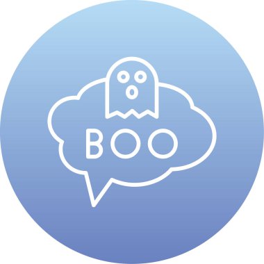 hayalet simgesi vektör illüstrasyonu