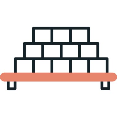 Modern bir simgenin vektör illüstrasyonu