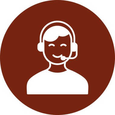 Müşteri servisi vektör simgesi