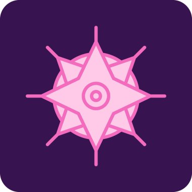 Güneş simgesinin vektör illüstrasyonu