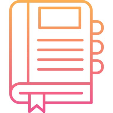 Belge. Web simgesi basit illüstrasyon