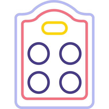 Gıda simgesinin vektör illüstrasyonu