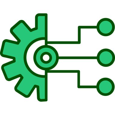 Dişliler. Web simgesi basit illüstrasyon