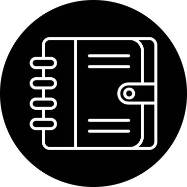 kitap simgesi vektör illüstrasyonu