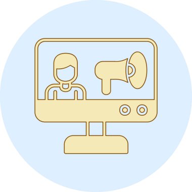 Modern bir simgenin vektör illüstrasyonu