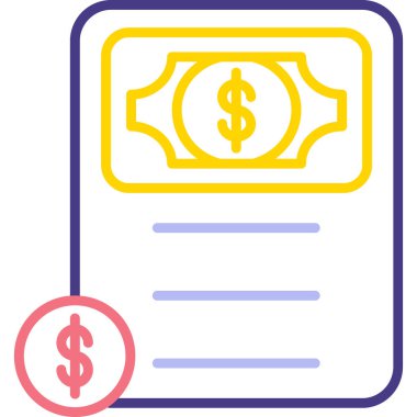 Para için. Web simgesi basit tasarım