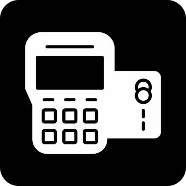 Bir telefon simgesinin vektör illüstrasyonu