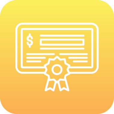 Rozet simgesi, vektör illüstrasyonu