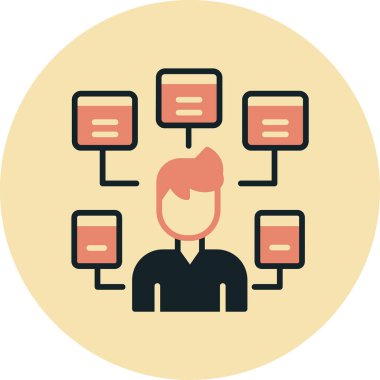 ağ paylaşım simgesi, resimleme