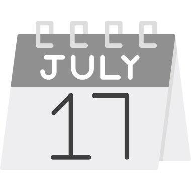 Takvim simgesi tasarımı, vektör illüstrasyonu