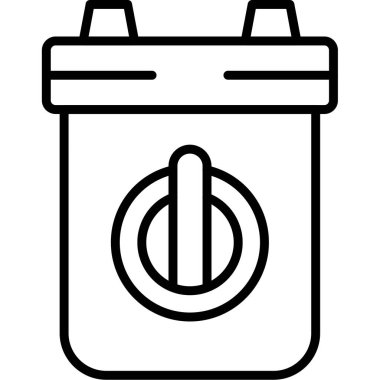 pil vektör illüstrasyonu