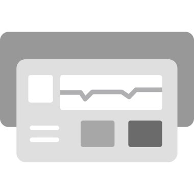 Kredi kartı vektör simgesi