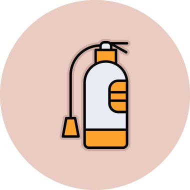 Modern gaz ikonunun vektör illüstrasyonu