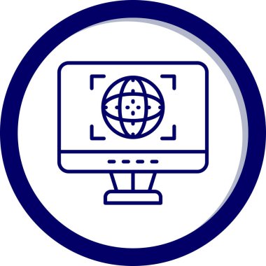 Ağ simgesi. vektör illüstrasyonu