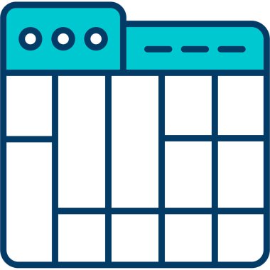 Takvim simgesi vektör illüstrasyonu