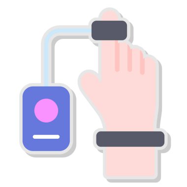 smartwatch simge vektör çizimi