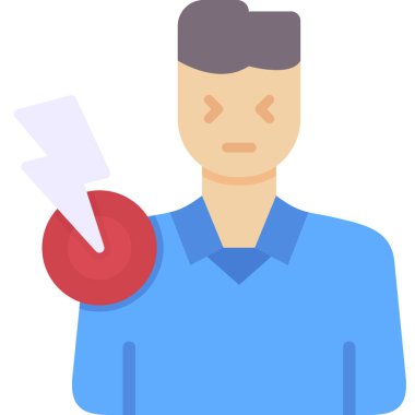 avatar erkek kişi simgesi düz stil