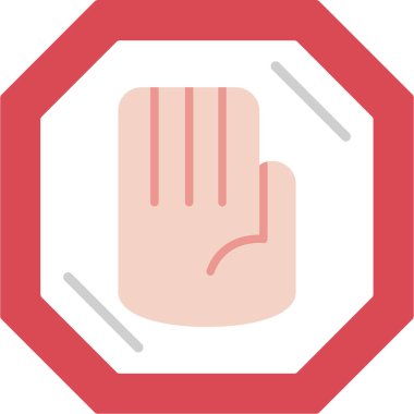 el simgesi yok, vektör illüstrasyonu