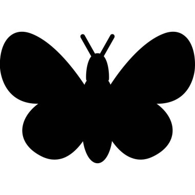 Kelebek sembolü vektör simgesi
