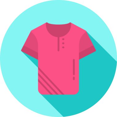 T-shirt web simgesi, vektör çizim