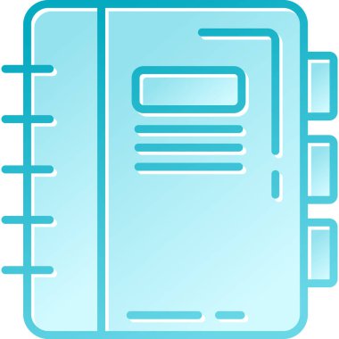 Mavi ve beyaz dizinin vektör illüstrasyonu