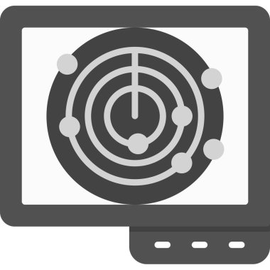 Veri analizi vektör satırı simgesi